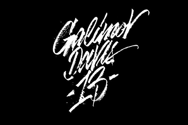 Some calligraphy