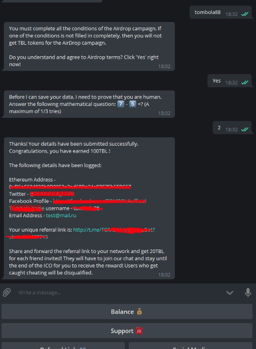 Telegram AirDrop Bot