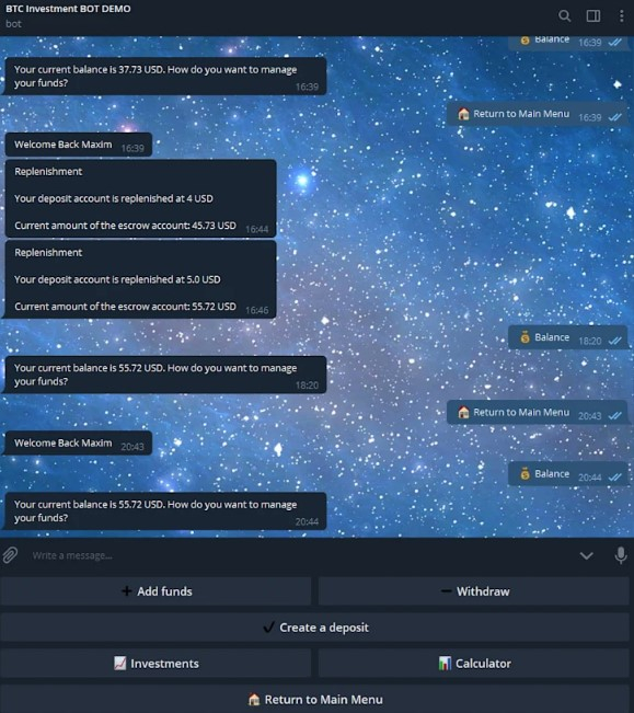 Telegram Investment Bot