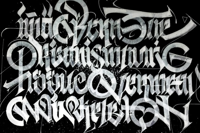 Gothic Calligraphy