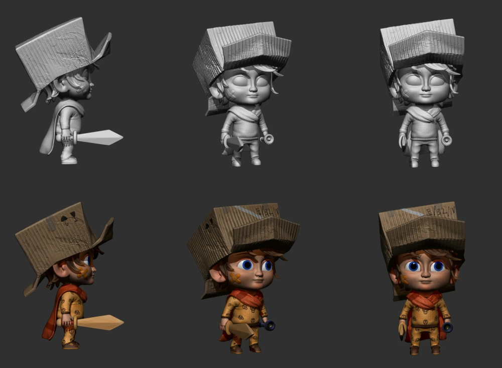 My characters for animation and games