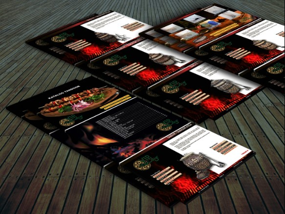 Design layout of the catalog for the sale of tandoors