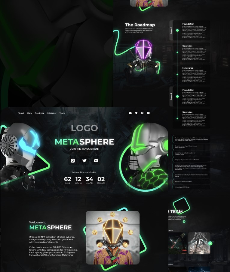 NFT website design
