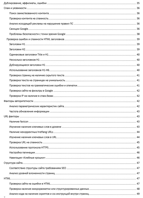 SEO audit of the online store DFB elements (dried flowers)