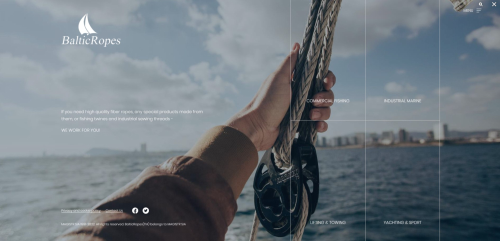 Business card site on wordpress