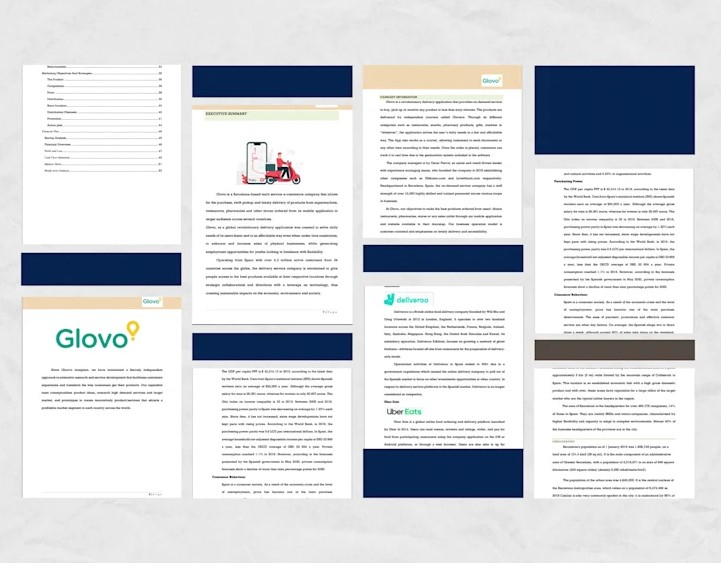 Glovo Business Plan