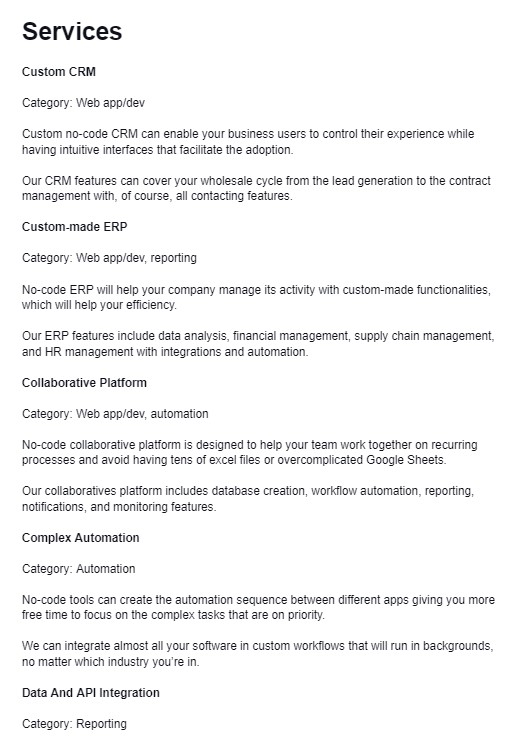 Service Custom CRM