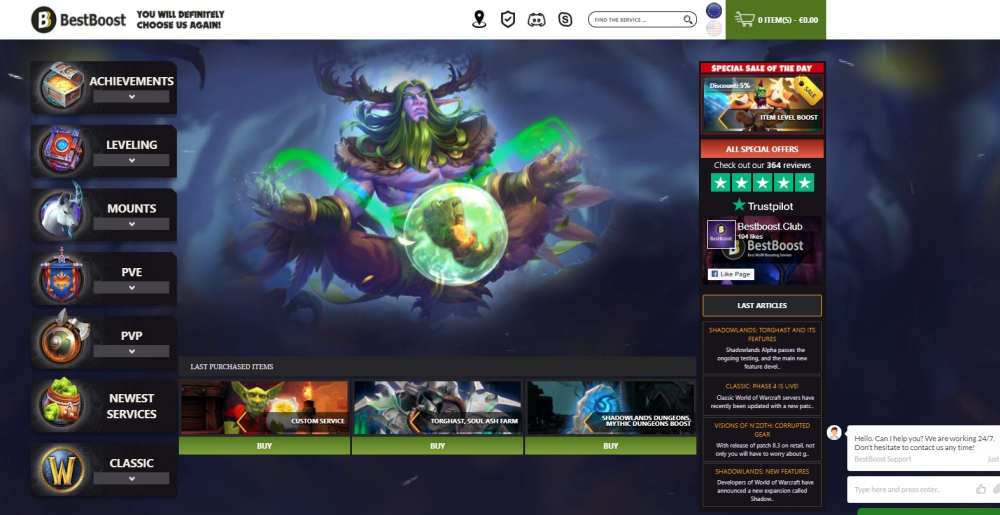 Audit, optimization of BestBoost gaming site
