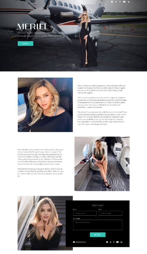 Meriel personal page